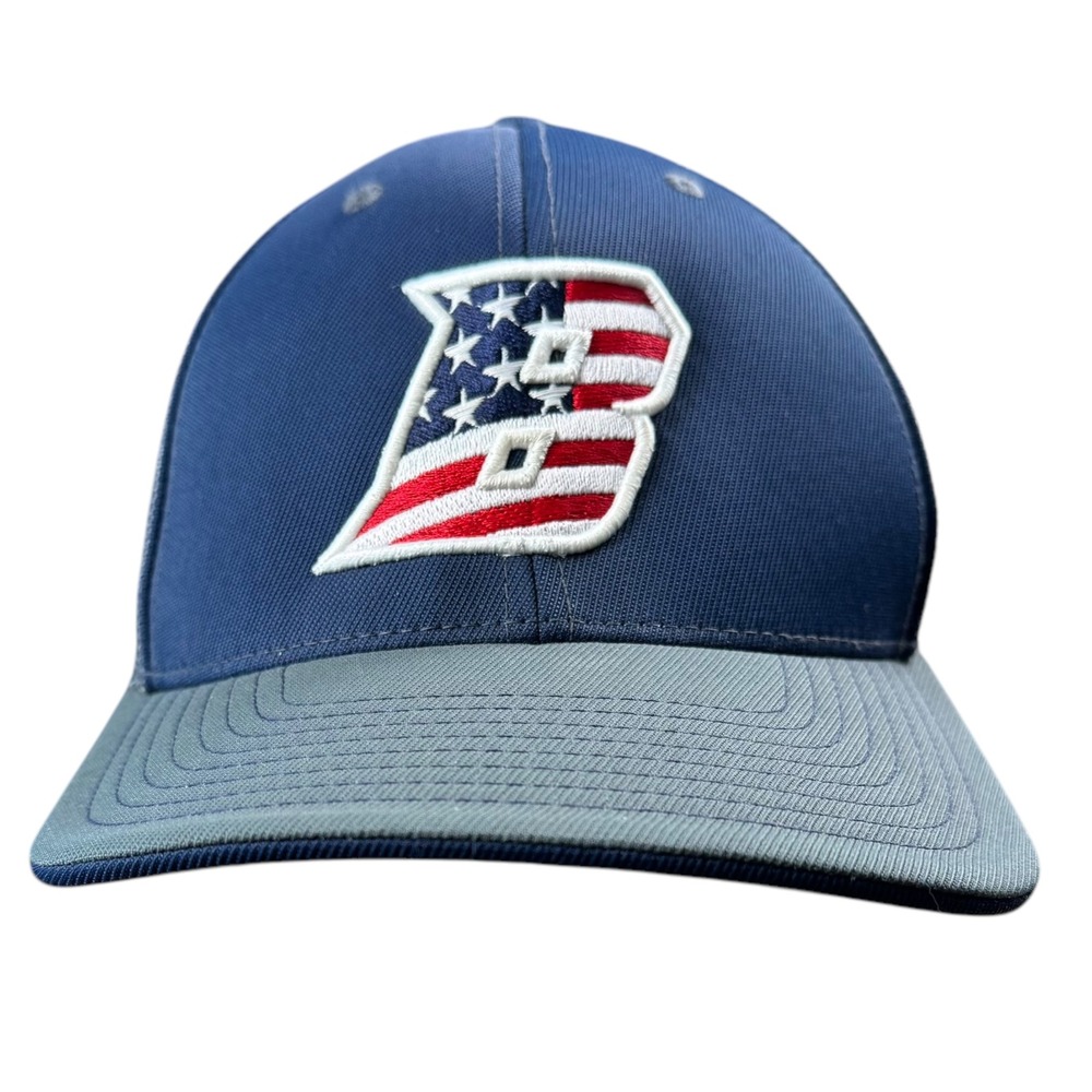 Pacific Headwear Ollie's‎ Pub Hat Flexfit Baseball Cap Patriotic L-XL B18G